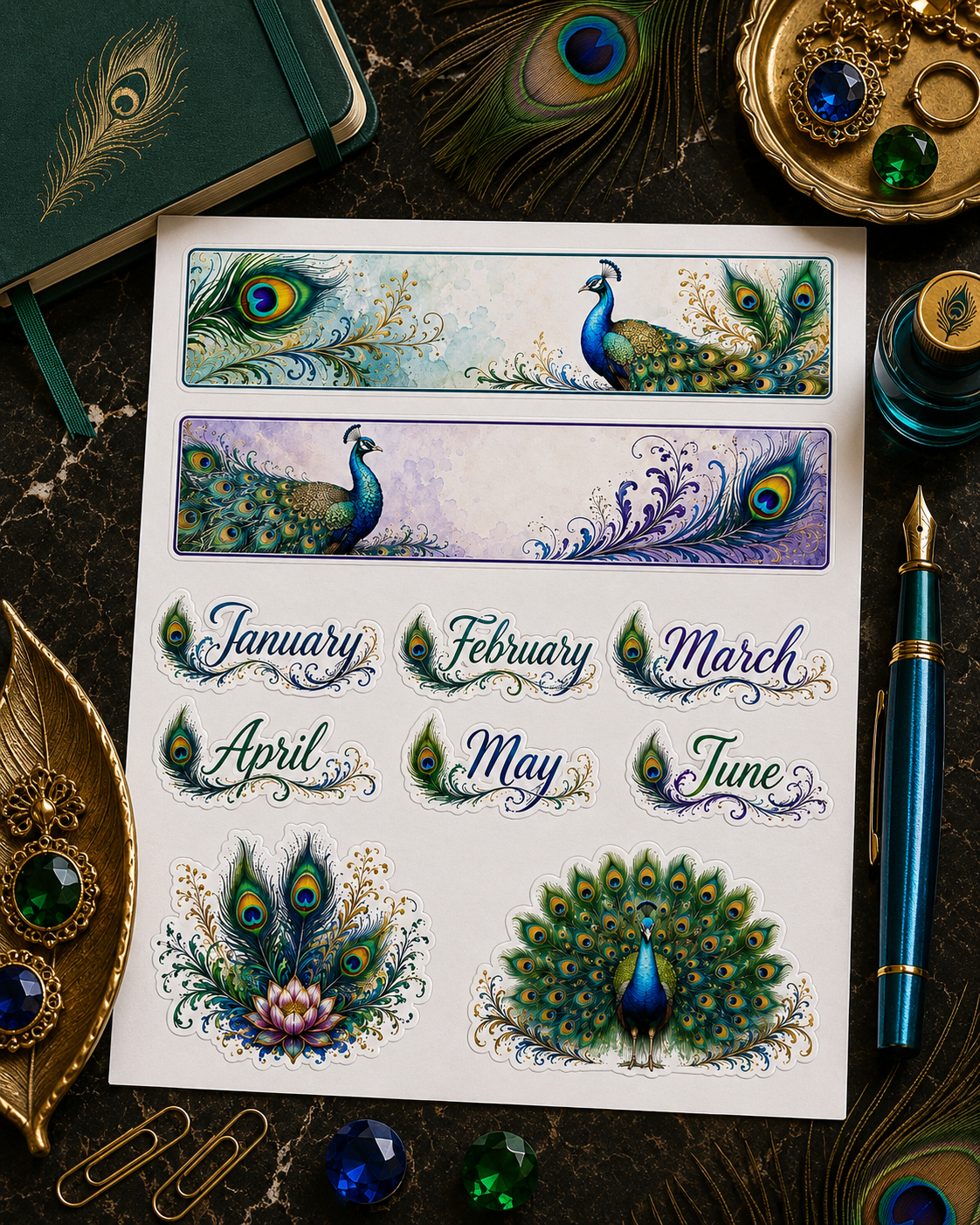 Peacock Deluxe Set