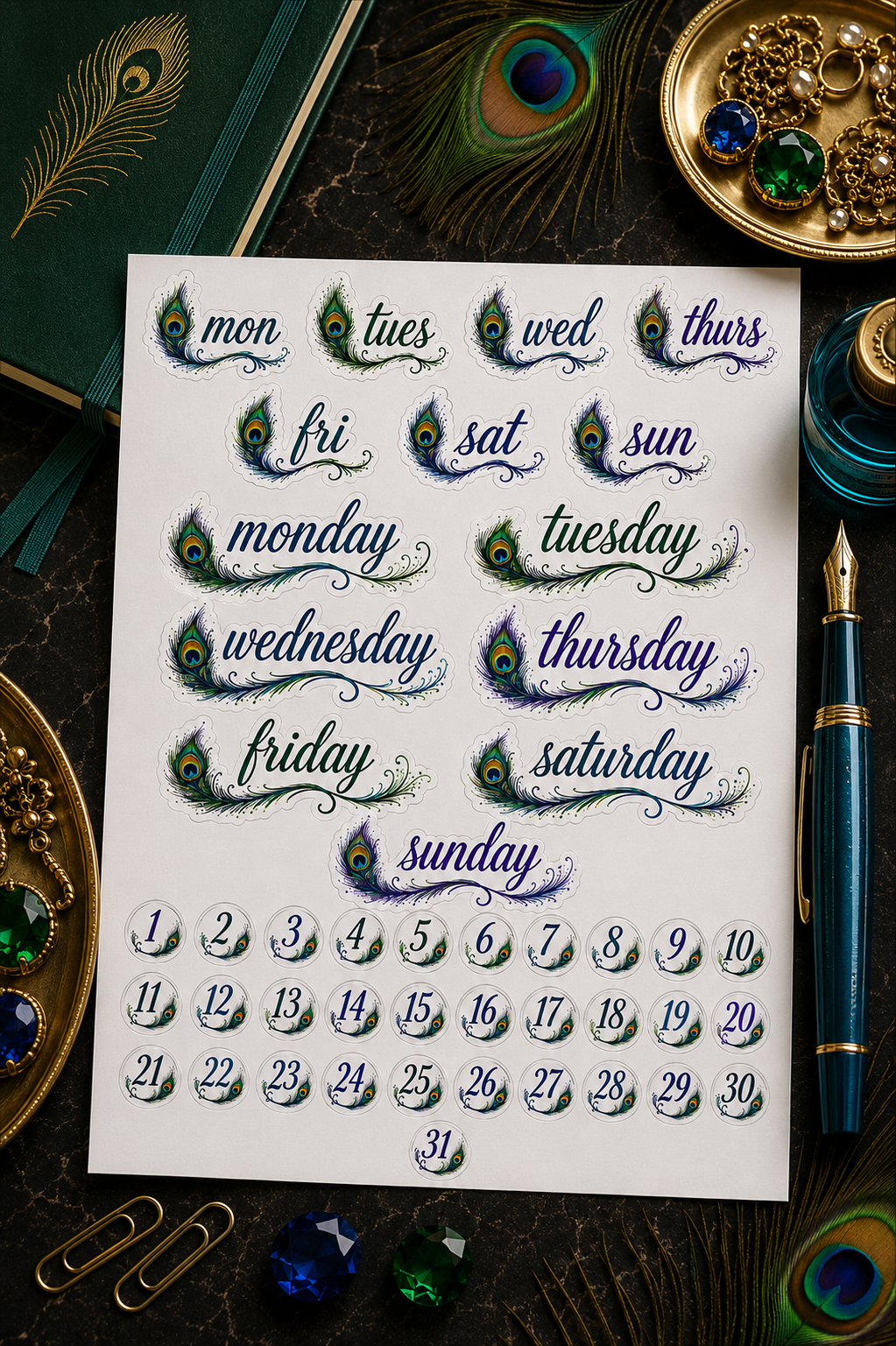 Peacock Deluxe Set